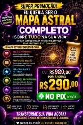 Fazemos seu mapa astral completo