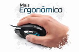 Mouse Gamer Knup KP-V4 Anúbis 3600 DPI USB 7 Botões — foto 5