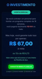 Planilha de treino masculino — foto 9