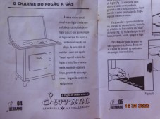 Vendo fogão a gás imitando o a lenha marca Serraninho — foto 3