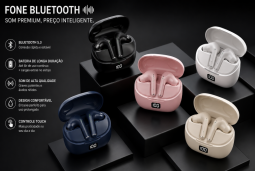 Fones de ouvido Bluetooth