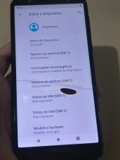 Celular Moto G6 - Com detalhes
