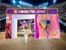 Decoração e cenografia tematica para eventos de carnaval