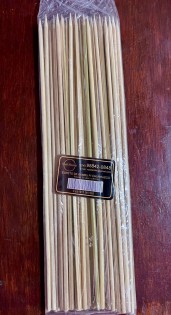 Espetos de bambu