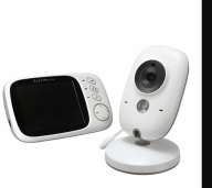 Baba Eletrônica Com Monitor Visão Noturna, Câmera c/ Audio Sensor de Temperatura ALEX