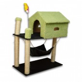 Dê uma olhada em Arranhador Para Gatos Com Casinha Playground