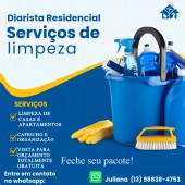 Ofereço serviço Diarista para residências