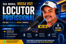 Locutor Profissional Com Estúdio Próprio